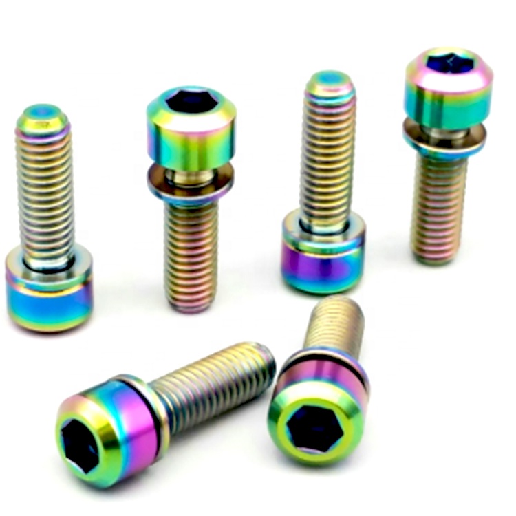 Bike Fox AxleTitanium Pinch Bolt M6×16mm | Gr5 Titanium Hex Socket Cap Screw For Bicycle Fox Axle