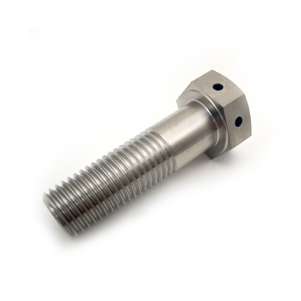 Titanium Hex Head Bolt M14 With Hole